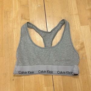 Calvin Klein Heather Gray Bralette